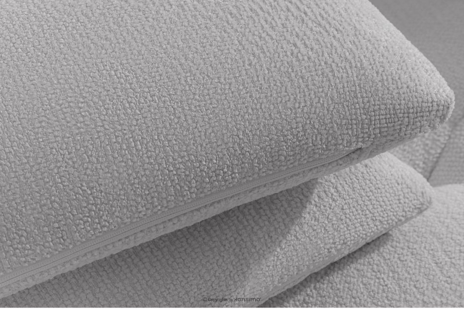ALIGRA Ecksofa mit Steppung aus Chenille-Stoff links hellgrau hellgrau - Foto 7