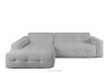 ALIGRA Ecksofa mit Steppung aus Chenille-Stoff links hellgrau hellgrau - Foto 15