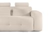 ALIGRA Ecksofa mit Steppung aus Chenille-Stoff links hellbeige hellbeige - Foto 6