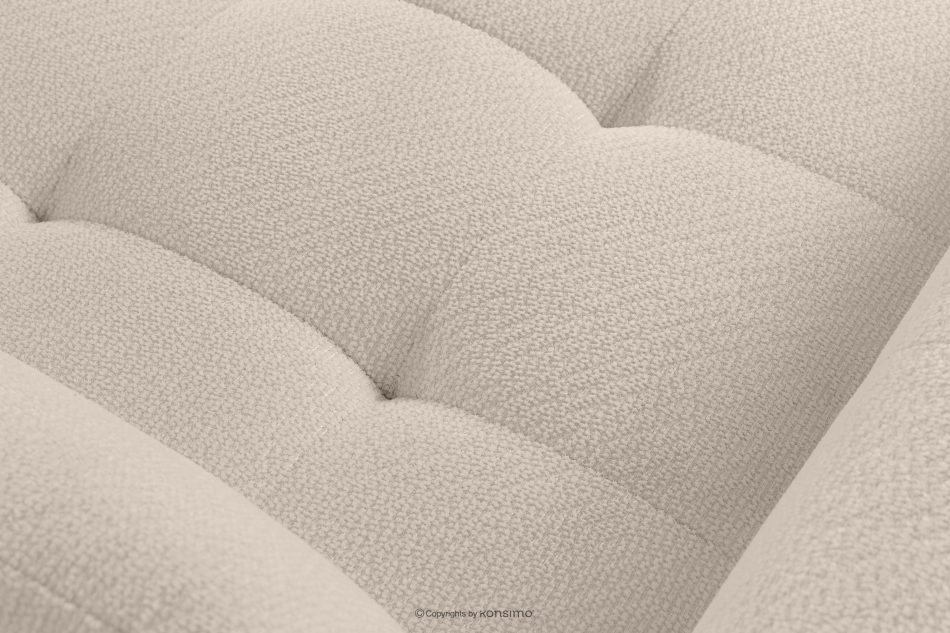 ALIGRA Ecksofa mit Steppung aus Chenille-Stoff links hellbeige hellbeige - Foto 8