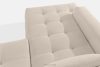 ALIGRA Ecksofa mit Steppung aus Chenille-Stoff links hellbeige hellbeige - Foto 10