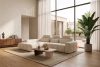 ALIGRA Ecksofa mit Steppung aus Chenille-Stoff links hellbeige hellbeige - Foto 16
