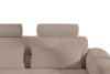 ALIGRA Ecksofa mit Steppung aus Chenille-Stoff links hellbraun hellbraun - Foto 11