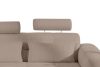 ALIGRA Ecksofa mit Steppung aus Chenille-Stoff links hellbraun hellbraun - Foto 12