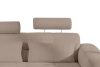 ALIGRA Ecksofa mit Steppung aus Chenille-Stoff links hellbraun hellbraun - Foto 13