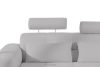 ALIGRA Ecksofa mit Steppung aus Chenille-Stoff rechts hellgrau hellgrau - Foto 13