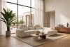 ALIGRA Ecksofa mit Steppung aus Chenille-Stoff rechts hellbeige hellbeige - Foto 16