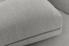 BLUME Modernes Ecksofa aus Chenille-Stoff links hellgrau hellgrau - Foto 9