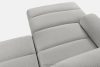 BLUME Modernes Ecksofa aus Chenille-Stoff links hellgrau hellgrau - Foto 11