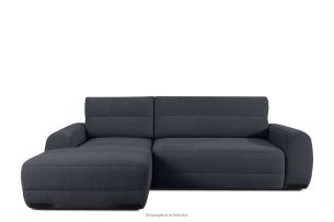 BLUME, https://konsimo.de/kollektion/blume/ Modernes Ecksofa aus Chenille-Stoff links graphit graphit - Foto