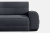 BLUME Modernes Ecksofa aus Chenille-Stoff links graphit graphit - Foto 7