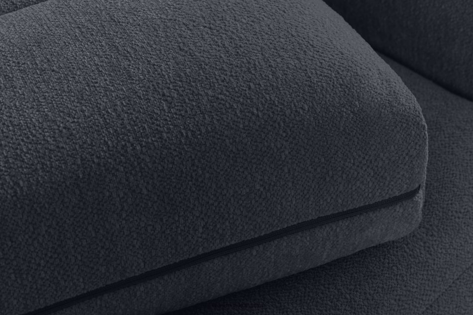 BLUME Modernes Ecksofa aus Chenille-Stoff links graphit graphit - Foto 8
