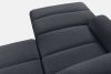 BLUME Modernes Ecksofa aus Chenille-Stoff links graphit graphit - Foto 11