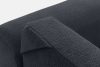 BLUME Modernes Ecksofa aus Chenille-Stoff links graphit graphit - Foto 12
