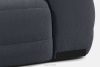BLUME Modernes Ecksofa aus Chenille-Stoff links graphit graphit - Foto 16
