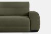 BLUME Modernes Ecksofa aus Chenille-Stoff links dunkelgrün dunkelgrün - Foto 7