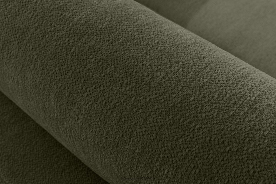 BLUME Modernes Ecksofa aus Chenille-Stoff links dunkelgrün dunkelgrün - Foto 7