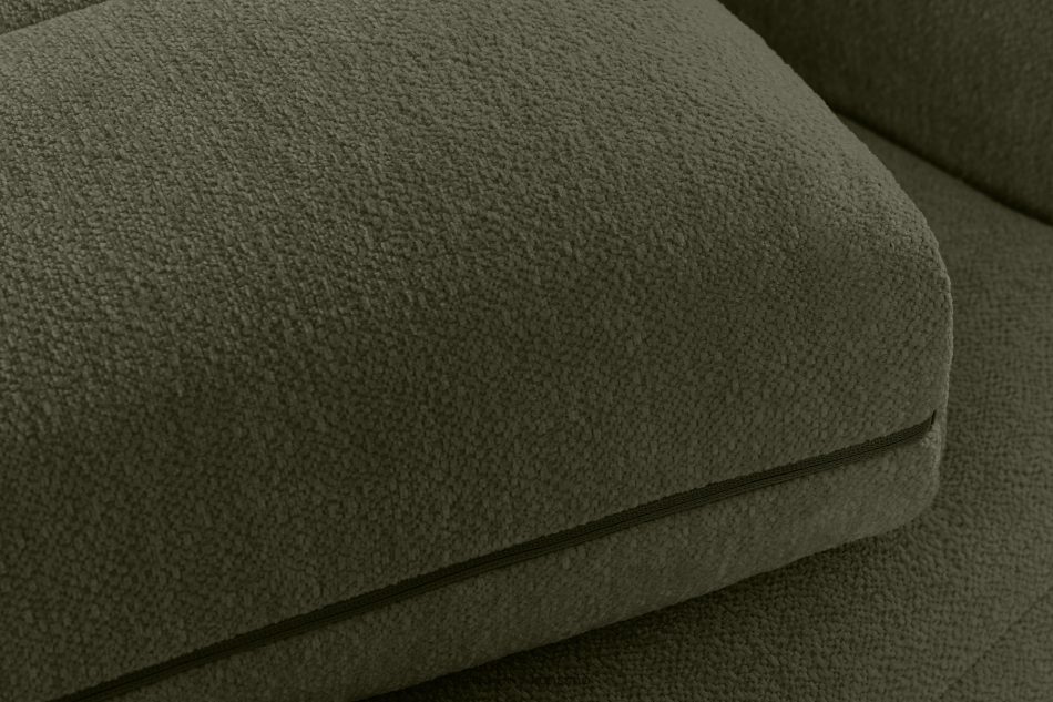 BLUME Modernes Ecksofa aus Chenille-Stoff links dunkelgrün dunkelgrün - Foto 8
