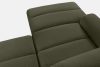 BLUME Modernes Ecksofa aus Chenille-Stoff links dunkelgrün dunkelgrün - Foto 11