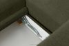 BLUME Modernes Ecksofa aus Chenille-Stoff links dunkelgrün dunkelgrün - Foto 15