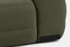 BLUME Modernes Ecksofa aus Chenille-Stoff links dunkelgrün dunkelgrün - Foto 16