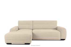 BLUME, https://konsimo.de/kollektion/blume/ Modernes Ecksofa aus Chenille-Stoff links cremefarben cremefarbe - Foto