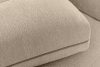 BLUME Modernes Ecksofa aus Chenille-Stoff links cremefarben cremefarbe - Foto 9