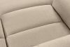 BLUME Modernes Ecksofa aus Chenille-Stoff links cremefarben cremefarbe - Foto 10