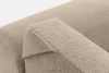 BLUME Modernes Ecksofa aus Chenille-Stoff links cremefarben cremefarbe - Foto 12