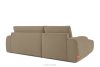 BLUME Modernes Ecksofa aus Chenille-Stoff links dunkelbeige dunkelbeige - Foto 4