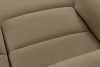 BLUME Modernes Ecksofa aus Chenille-Stoff links dunkelbeige dunkelbeige - Foto 10