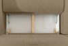 BLUME Modernes Ecksofa aus Chenille-Stoff links dunkelbeige dunkelbeige - Foto 13