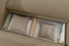 BLUME Modernes Ecksofa aus Chenille-Stoff links dunkelbeige dunkelbeige - Foto 14