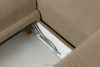 BLUME Modernes Ecksofa aus Chenille-Stoff links dunkelbeige dunkelbeige - Foto 15
