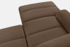 BLUME Modernes Ecksofa aus Chenille-Stoff links braun braun - Foto 11