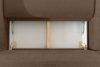 BLUME Modernes Ecksofa aus Chenille-Stoff links braun braun - Foto 13