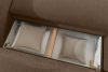 BLUME Modernes Ecksofa aus Chenille-Stoff links braun braun - Foto 14
