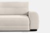 BLUME Modernes Ecksofa aus Chenille-Stoff links ecru ecru - Foto 7