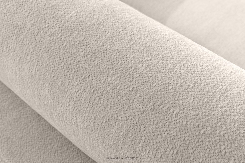 BLUME Modernes Ecksofa aus Chenille-Stoff links ecru ecru - Foto 7