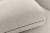 BLUME Modernes Ecksofa aus Chenille-Stoff links ecru ecru - Foto 9