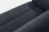 BLUME Modernes Ecksofa aus Chenille-Stoff rechts graphit graphit - Foto 6