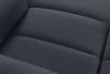 BLUME Modernes Ecksofa aus Chenille-Stoff rechts graphit graphit - Foto 10
