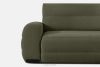 BLUME Modernes Ecksofa aus Chenille-Stoff rechts dunkelgrün dunkelgrün - Foto 7