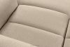 BLUME Modernes Ecksofa aus Chenille-Stoff rechts cremefarben cremefarbe - Foto 10