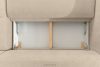 BLUME Modernes Ecksofa aus Chenille-Stoff rechts cremefarben cremefarbe - Foto 13