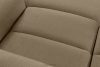 BLUME Modernes Ecksofa aus Chenille-Stoff rechts dunkelbeige dunkelbeige - Foto 10