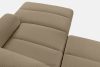 BLUME Modernes Ecksofa aus Chenille-Stoff rechts dunkelbeige dunkelbeige - Foto 11
