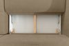BLUME Modernes Ecksofa aus Chenille-Stoff rechts dunkelbeige dunkelbeige - Foto 13