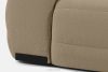 BLUME Modernes Ecksofa aus Chenille-Stoff rechts dunkelbeige dunkelbeige - Foto 16