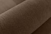 BLUME Modernes Ecksofa aus Chenille-Stoff rechts braun braun - Foto 8